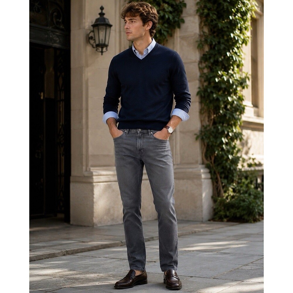 Banana Republic Men’s 31x30 Premium Performance Gray Slim Stretch Jeans